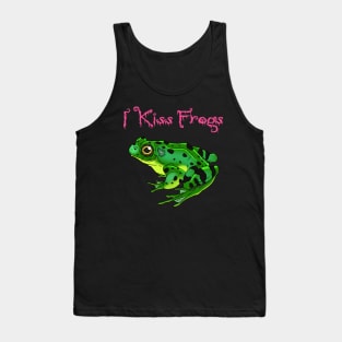 Frog Kisser Pink Logo Tank Top